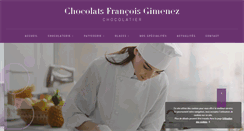 Desktop Screenshot of chocolats-francois.com